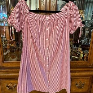 Forever 21  RED& WHITE DRESS